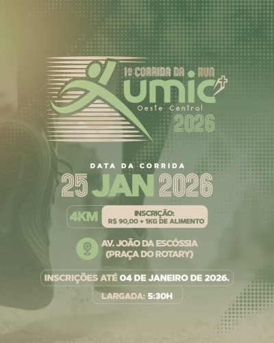1ª CORRIDA DA UMIC OESTE CENTRAL