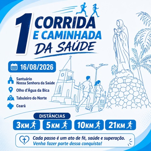 1ª CORRIDA E CAMINHADA DA SAÚDE