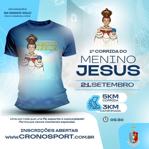 1ª CORRIDA DA IGREJA DO MENINO JESUS