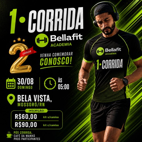 1ª CORRIDA DA ACADEMIA BELLAFIT